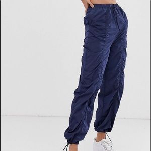 COLLUSION (TALL) Ruched Nylon Pant